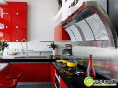 2009最新厨房橱柜装饰效果图现代风格厨房装修图片