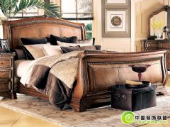 2009最新卧室装修设计效果图中式风格卧室装修图片