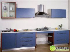 最简洁的一套橱柜现代厨房装修图片