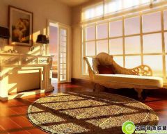 阳光下的金色客厅欧式风格客厅装修图片