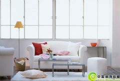 安庆装饰公司-白色沙发现代客厅装修图片