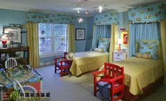给孩子一个属于自己的彩色小天地 - 儿童房现代风格儿童房装修图片