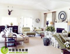 温馨舒适的客厅设计欧式客厅装修图片