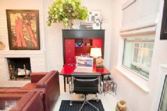 40平单身暖色小居现代客厅装修图片