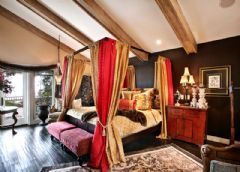华丽欧式欧式风格卧室装修图片