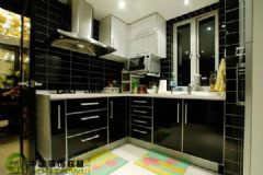 黑白经典打造个性空间 - 厨房古典厨房装修图片