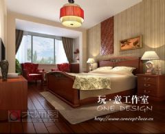 中式风格中式卧室装修图片
