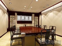 简约中式室内设计中式餐厅装修图片