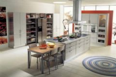 意大利现代风格厨房设计简约厨房装修图片