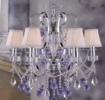 欧式现代水晶灯 诠释不一样的奢华风情欧式客厅装修图片