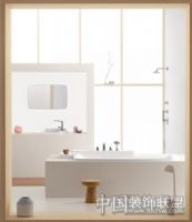 白色调浴室装修风 咸受纯洁宁静柔和现代卫生间装修图片