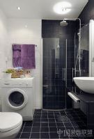 瑞典优雅迷人公寓现代卫生间装修图片