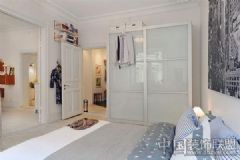 瑞典优雅迷人公寓现代卧室装修图片