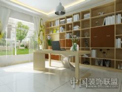 中式田园风格系列现代风格书房装修图片