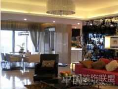 中国装饰网超美客厅样板田园客厅装修图片