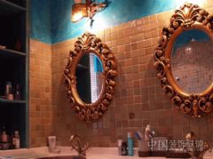 东南亚风别墅 突破单一设计风格混搭卫生间装修图片