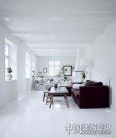 白色纯洁 水晶宫别墅设计风格现代客厅装修图片