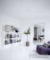 白色纯洁 水晶宫别墅设计风格现代客厅装修图片