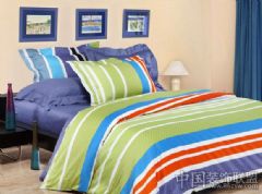 清新床品 打造夏日清凉卧室地中海风格卧室装修图片
