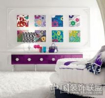 色彩筑梦 仙境般的梦幻家居设计现代卧室装修图片