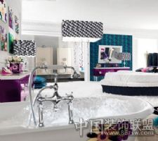 色彩筑梦 仙境般的梦幻家居设计现代卧室装修图片