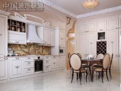时尚浪漫优雅风格设计欧式厨房装修图片