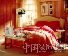 红色激情 装修幸福温馨家居欧式卧室装修图片