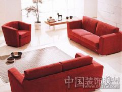 红色激情 装修幸福温馨家居现代客厅装修图片
