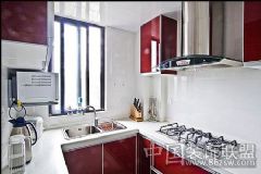 黑白色调  现代简约之家现代简约风格厨房装修图片