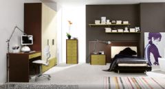 棕色青年房 日渐成熟气息现代卧室装修图片