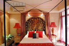 异国风情的风格 开放式设计古典卧室装修图片
