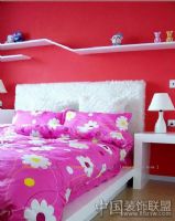 温馨色彩  温暖整个卧室田园卧室装修图片