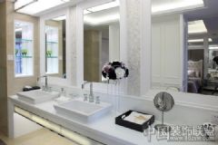 清晰白色现代简欧风格欧式卫生间装修图片