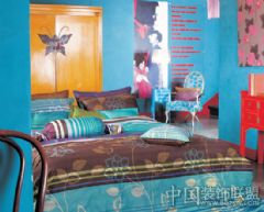 众人皆爱的经典卧室配色地中海风格卧室装修图片