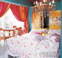 众人皆爱的经典卧室配色混搭风格卧室装修图片