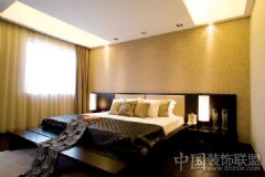 中山清华坊 经典中式装饰风格现代卧室装修图片