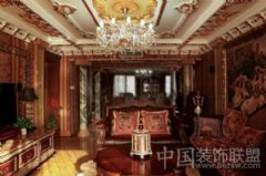 帕拉蒂奥亮丽堂皇的家居生活欧式客厅装修图片