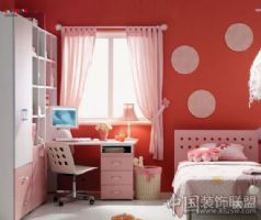 美女卧室床上美景现代风格儿童房装修图片