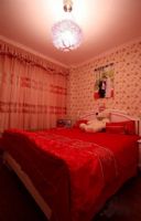 红色经典卧室婚房设计之简约风格简约卧室装修图片