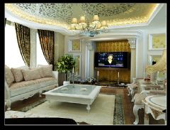 翰园欧式别墅设计风格欧式客厅装修图片