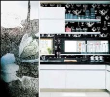 黑白风打造质感家居现代厨房装修图片