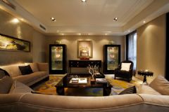 新中国风的典型元素搭配中式客厅装修图片