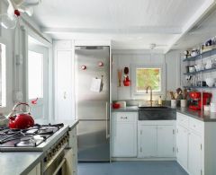 绿色环绕的北欧之家欧式厨房装修图片