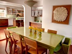 西班牙艺术家的老别墅美式风格餐厅装修图片