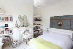 维多利亚式的淡雅小屋美式风格卧室装修图片