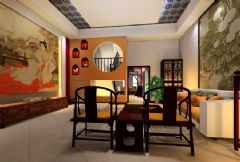 中式风格中式客厅装修图片