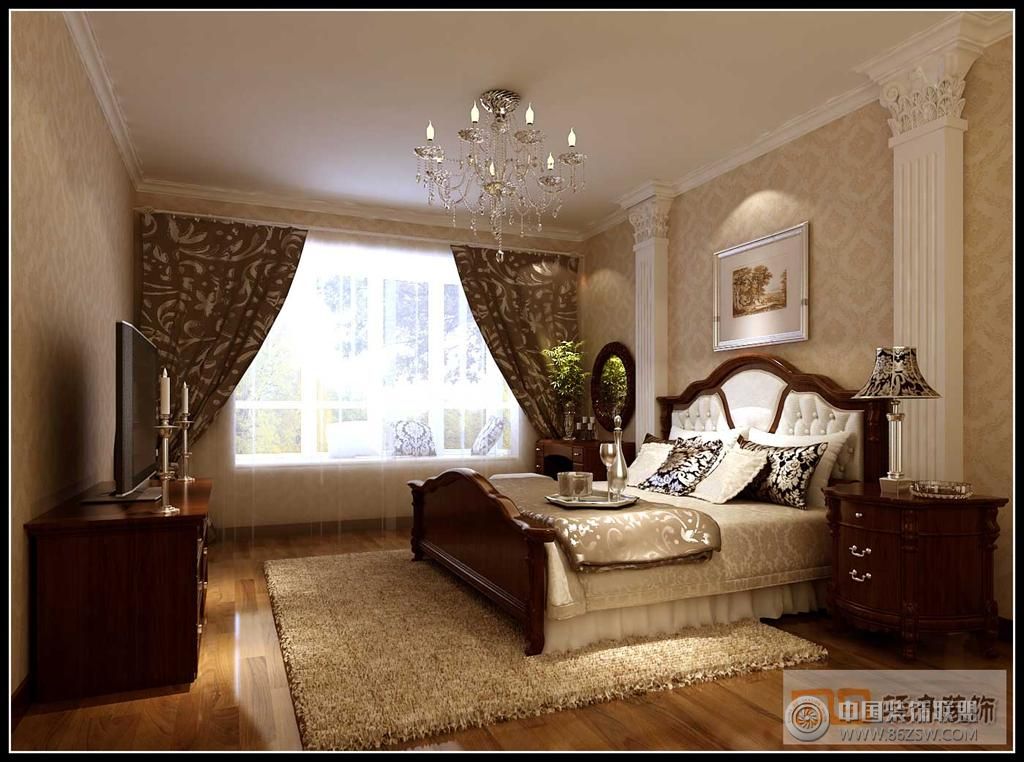 古典风格卧室装修效果图