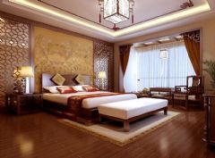 中式古典家装风格中式卧室装修图片