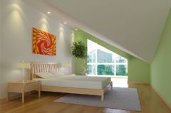 优雅隽逸的两房一厅家居秀现代卧室装修图片