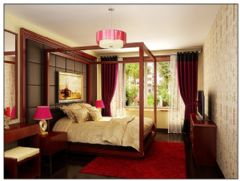 新中式别墅设计中式卧室装修图片